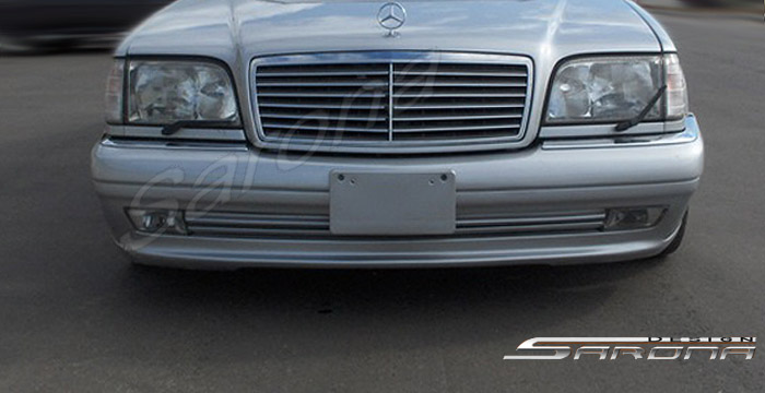 Custom Mercedes S Class Front Bumper  Sedan (1995 - 1999) - $650.00 (Part #MB-025-FB)